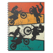 Motorfiets -off-Road Enduro Notitieboek (Voorkant)
