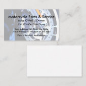 Motorfiets Onderdelen Service Visitekaartje (Voorkant / Achterkant)