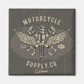  motorfiets ontwerpmagneet magneet (Voorkant)