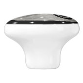 Motorfiets op de maan keramische knop (Zijkant)