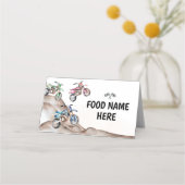 Motorfiets op geboortedag plaatskaartje (Achterkant)