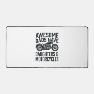 Motorfiets Papa Dochters Citaat Vintage Vector Des Bureaumat