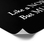 Motorfiets Papa houdt van normale vader, maar veel Poster (Hoek)