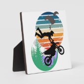 Motorfiets, parachutes en het buitenleven fotoplaat (Voorkant)