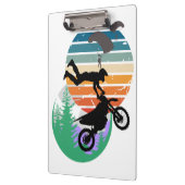 Motorfiets, parachutes en het buitenleven klembord (Links)