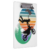 Motorfiets, parachutes en het buitenleven klembord (Rechts)
