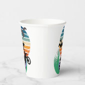 Motorfiets, parachutes en het buitenleven papieren bekers (Rechts)