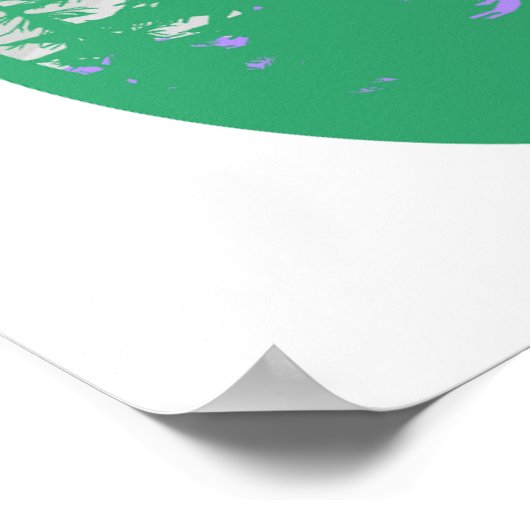 Motorfiets, parachutes en het buitenleven poster (Hoek)