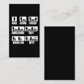 Motorfiets Passion Married Couples Biker Humor Visitekaartje (Voorkant / Achterkant)