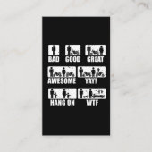 Motorfiets Passion Married Couples Biker Humor Visitekaartje (Voorkant)