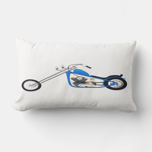 Motorfiets Pillow Kussen (Voorkant)