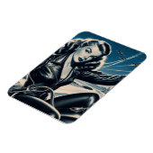 Motorfiets Pin Up Magneet (Linkerzijde)