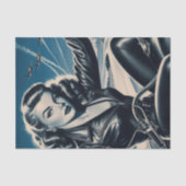  Motorfiets Pin Up Tissuepapier (Voorkant)