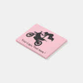 motorfiets post-it® notes (Schuin)