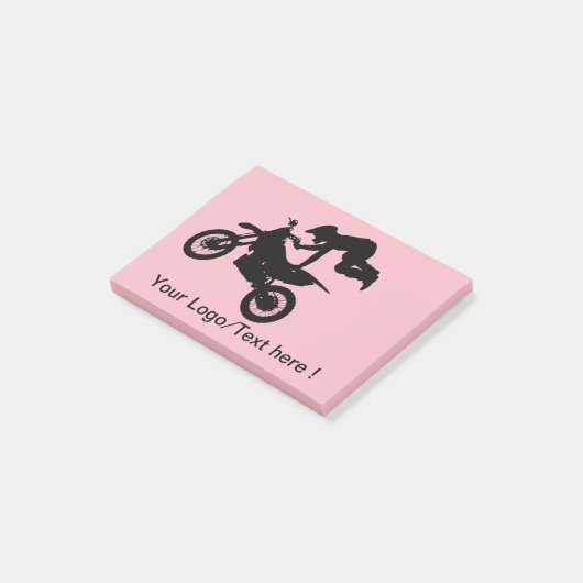motorfiets post-it® notes (Schuin)