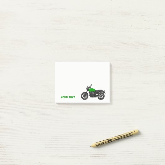 Motorfiets Post-it® Notes (Op bureau)