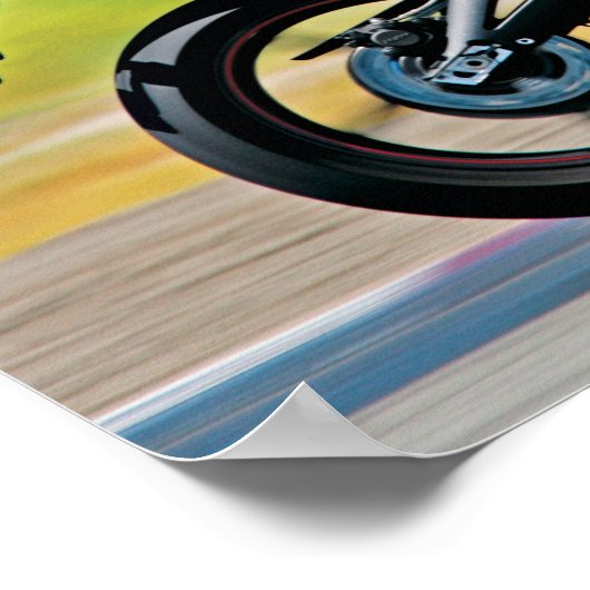 Motorfiets Poster (Hoek)