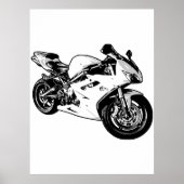 Motorfiets Poster (Voorkant)