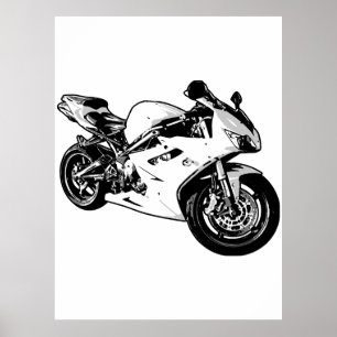 Motorfiets Poster