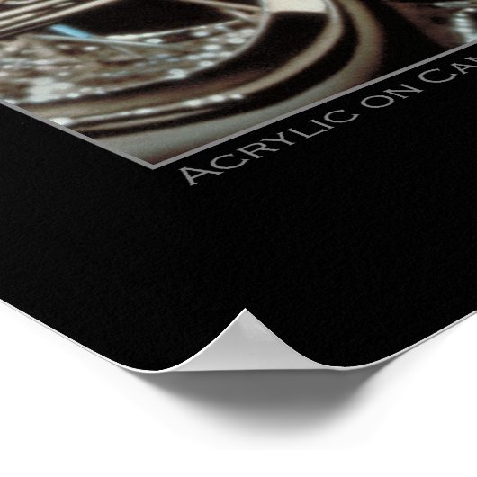 Motorfiets Poster (Hoek)