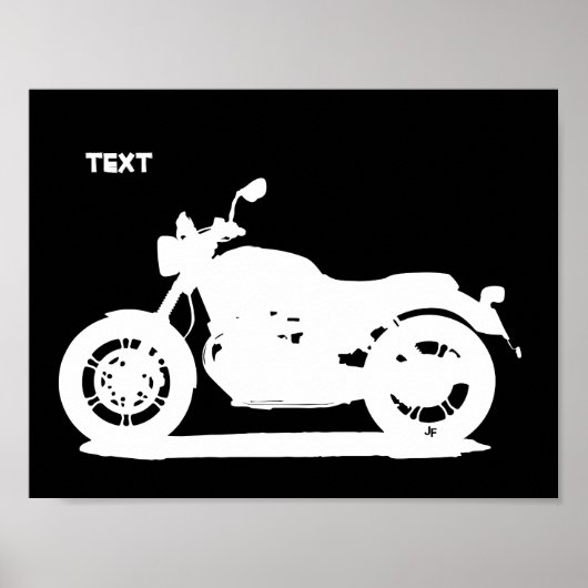 Motorfiets Poster (Voorkant)