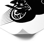 Motorfiets Poster (Hoek)