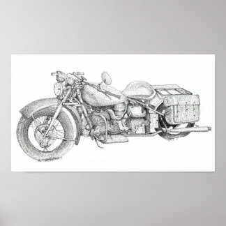 motorfiets poster