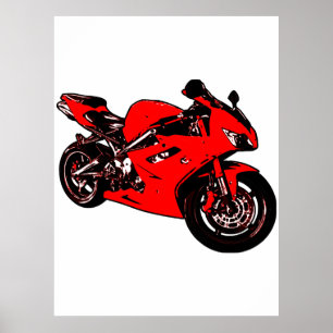 Motorfiets Poster