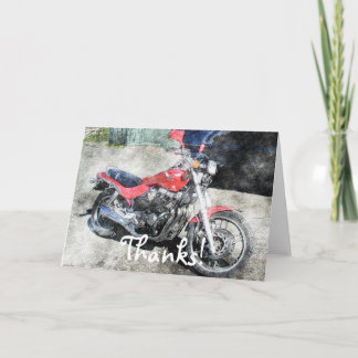 Motorfiets Power Biker Transport Gift Bedankkaart