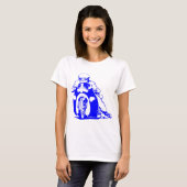 Motorfiets racen slepen t-shirt (Voorkant volledig)