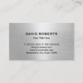 Motorfiets Reparatie Service Professioneel Metaal Visitekaartje (Achterkant)