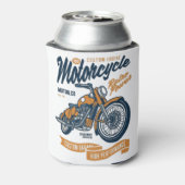 Motorfiets Retro Power Blikjeskoeler (Blikje Achterkant)