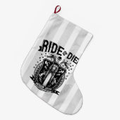 Motorfiets Ride of Die II Grote Kerstsok (Voorkant (Hangend))