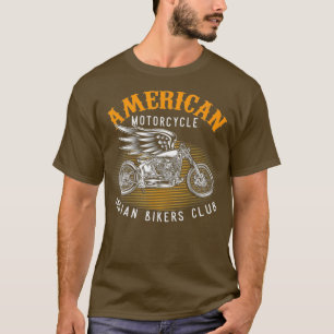 Motorfiets Rider American Motorcycle Indian Club T-shirt