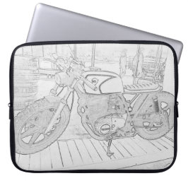Motorfiets Rider Laptop Sleeve