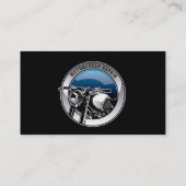 Motorfiets rijschool lessen visitekaartje (Achterkant)