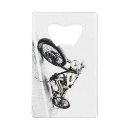 Motorfiets Roestvrij stalen flesopener Creditkaart Flessenopener