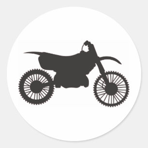 Motorfiets Ronde Sticker