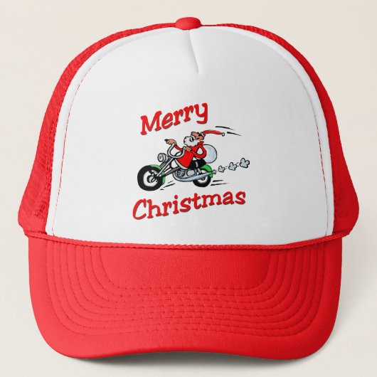 Motorfiets — Santa Hat Trucker Pet (Voorkant)