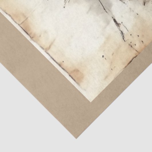 Motorfiets Serie Ontwerp #7 Tissuepapier (Detail)