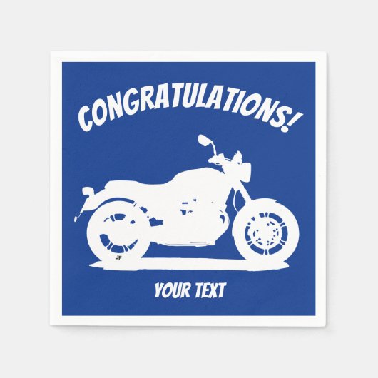 Motorfiets Servet (Voorkant)