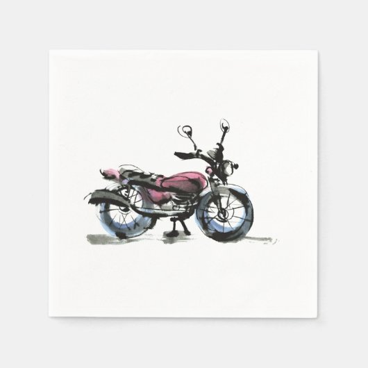 Motorfiets Servet (Voorkant)