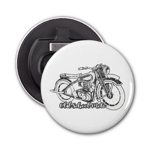  motorfiets Shirt Button Flesopener (Voorkant)