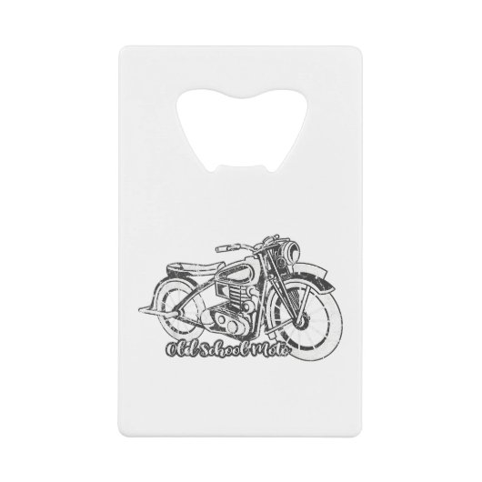  motorfiets Shirt Creditkaart Flessenopener (Voorkant)