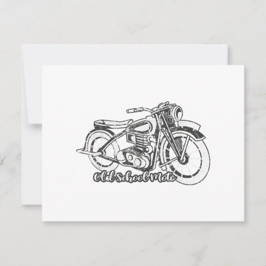  motorfiets Shirt Feestdagenkaart (Voorkant)