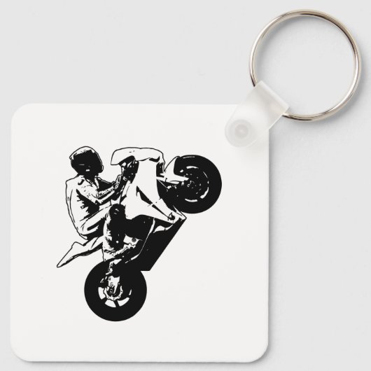 Motorfiets Sleutelhanger (Achterkant)