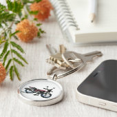 Motorfiets Sleutelhanger (Zijkant)