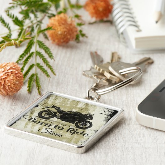 Motorfiets Sleutelhanger (Zijkant)