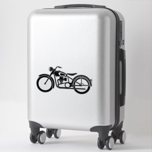  motorfiets sticker (Koffer)