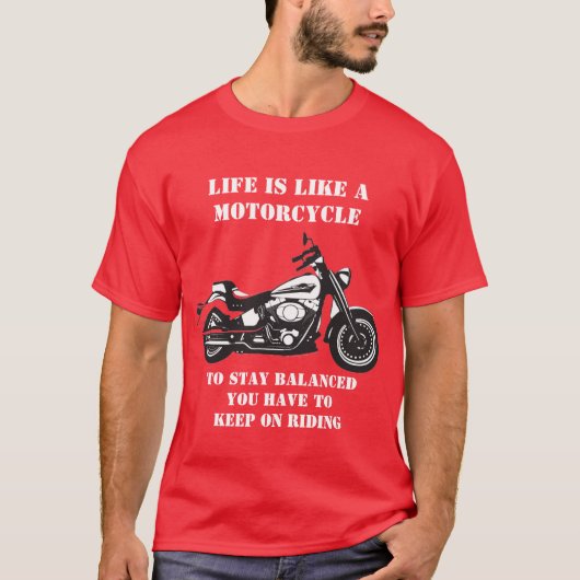 Motorfiets T-shirt (Voorkant)